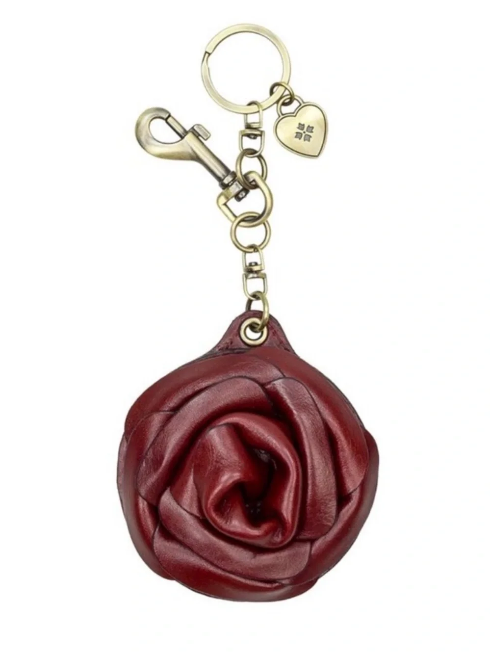 Patricia Nash rose keychain bag charm